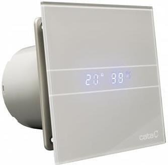 Вентилатор E-100GSTH HYGRO ф100мм, цвят Сив, 115м3/ч, 8W, 31dB CATA - C00900600