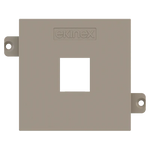 Лицев панел за 1х RJ45 Keystone 55x55 Fenix Beaver Ottawa EKINEX, EK-KSC-1K-FCO