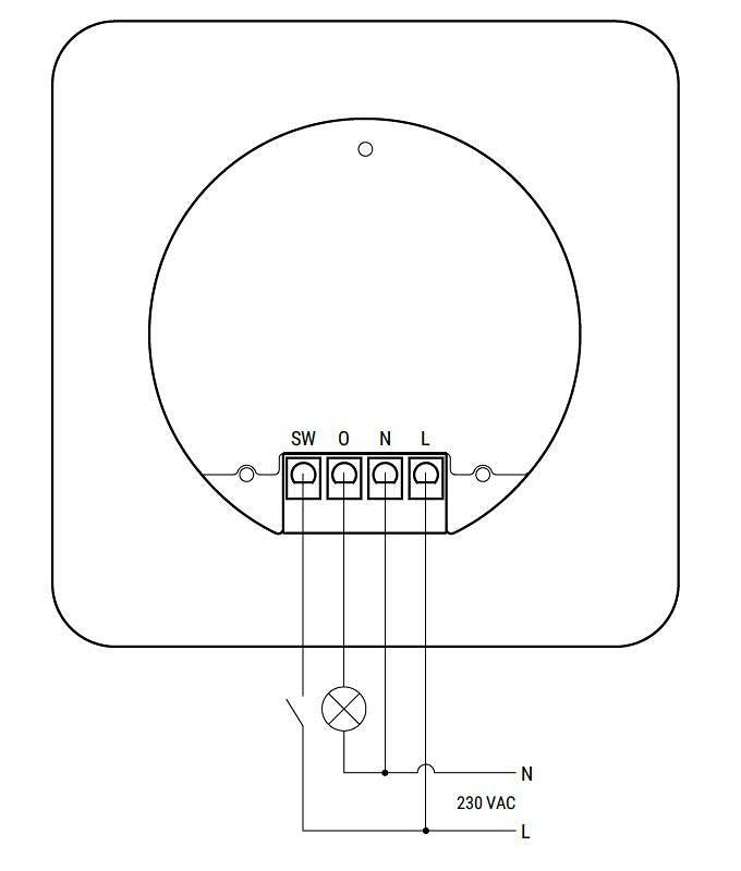 Пулт за управление със Smart реле 1х On/Off 5A изисква неутрала бял Shelly Wall Display - 262603, Shelly Wall Display W