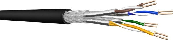 Кабел Cat.7 S/FTP PE Fca черен – 500m UC900 Draka, DRAKA, PG60011276