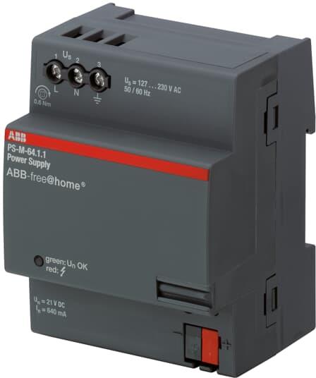 Захранващ блок PS-M-64.1.1 640mA 4DIN free@home ABB, KNX, 2CDG510001R0011