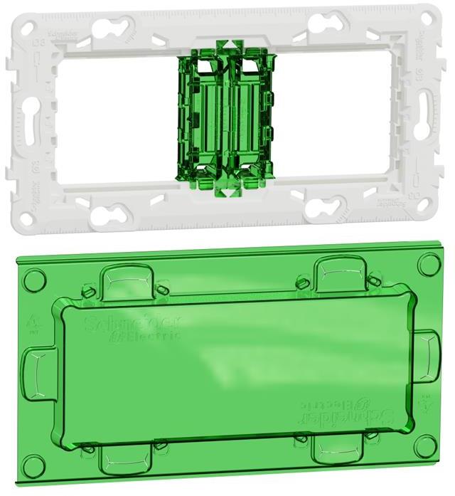 Носеща рамка пластмасова 2х2 (4) мод. Unica SE, SCHNEIDER ELECTRIC, NU7004PC