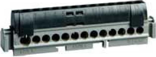Клема изолирана ЧЕРНА 1х25mm2 + 12х16mm2 90A Legrand, LEGRAND НИСКО НАПРЕЖЕНИЕ, 4854