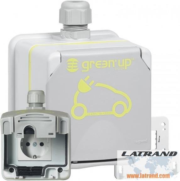Контакт шуко 16A Green'up Access IP66 IK08 за заряд на автомобили.до 3,7kW Legrand - 90472