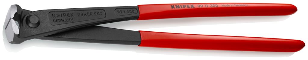 Клещи за рязане на арматурна тел усилени, червена ръкохватка 300мм, Knipex, KNIPEX, K9911300