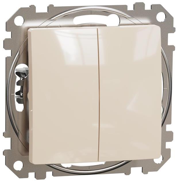 Сериен ключ цвят Крем Sedna SE, SCHNEIDER ELECTRIC, SDD112105