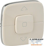 Лицев панел за ключ/бутон за щори цвят Крем Valena Allure Legrand - 755146