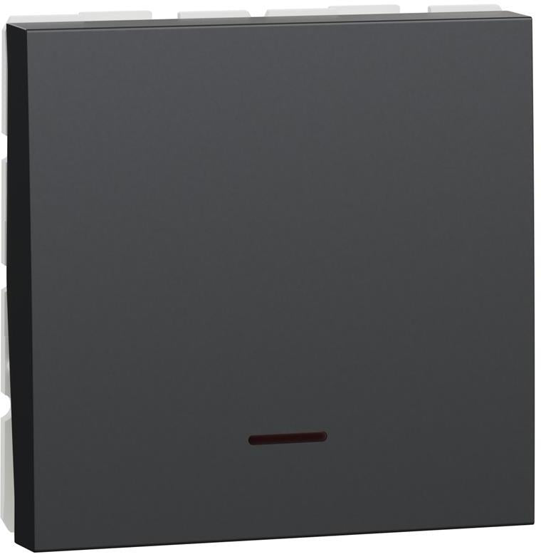 Двуполюсен ключ 32А с индикатор 2 мод. цвят Антрацит Unica SE, SCHNEIDER ELECTRIC, NU323254S