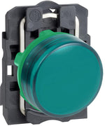 Сигнална лампа LED сглобена зелена 24Vac/dc Ø22mm XB5 SE, SCHNEIDER ELECTRIC НИСКО НАПРЕЖЕНИЕ, XB5AVB3