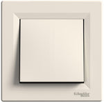 Девиаторен ключ моноблок цвят Крем Asfora SE, SCHNEIDER ELECTRIC, EPH0400123