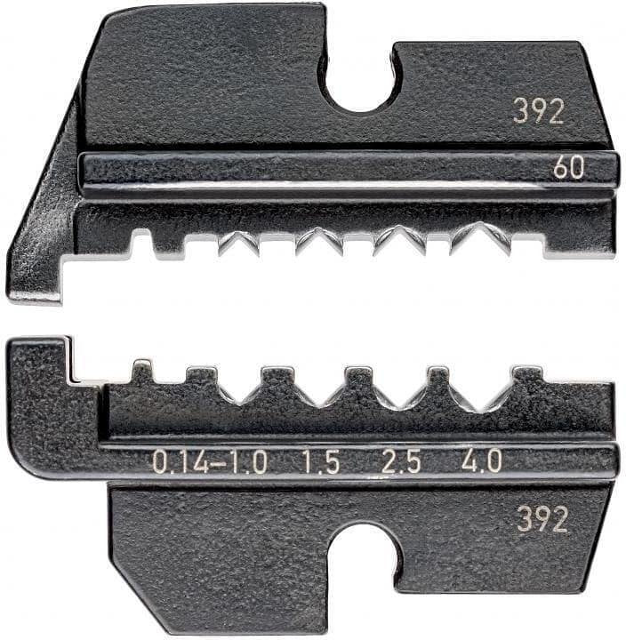 Челюсти CrimpSystem за кримпване на HTS + Harting конектори 0.14...4.0мм, Knipex - K974960