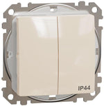 Сериен ключ IP44 цвят Крем Sedna SE, SCHNEIDER ELECTRIC, SDD212105