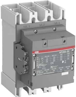 Контактор AF265-30-11 3P 132kW (265A AC-3) 1NO+1NC 48...130V 50/60Hz ABB, 1SFL547002R1211