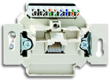 Розетка RJ45 UTP cat.6 0220-507-101 ABB, 2CKA000230A0469