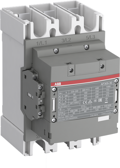 Контактор AF305-30-22 3P 160kW (305A AC-3) 2NO+2NC 100...250V 50/60Hz ABB, 1SFL587002R1322