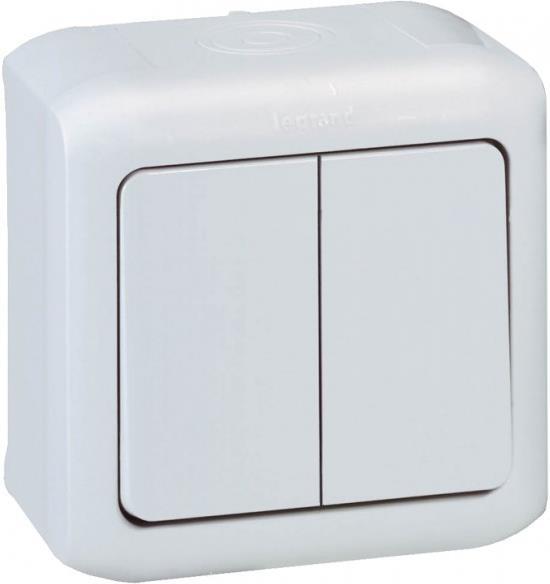 Сериен ключ IP44 открит монтаж цвят Сив Forix Legrand, LEGRAND, 782382