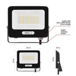Прожектор LED 30W 4000K 3000lm 120° x 120° 20000h IP65 черен GLARO EMOS, ZS2234B
