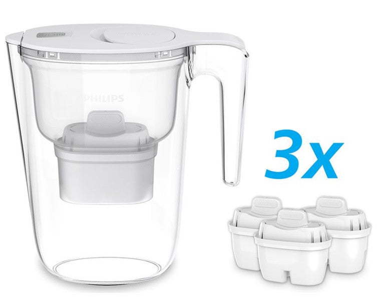 ФИЛТРИРАЩА КАНА ЗА 2.6л.ВОДА С ТАЙМЕР + 3бр. ФИЛТЪРА AWP2933WHT PHILIPS - БЯЛА