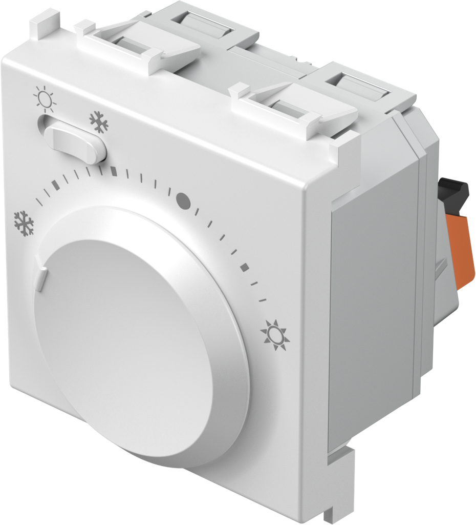 Термостат 5-30°C 230V max 1.5А 2 мод. цвят Бял мат Modul TEM, EM39MW