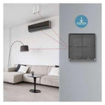 Бутон с 12 функции с батерия антрацит IP-2004ZB ZigBee GoSmart EMOS