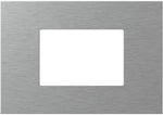 Рамка 3 мод. цвят Сребро мат Modul Edge TEM, OG30MAM