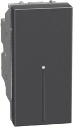 Девиаторен ключ 1 мод. аксиален цвят Графит Light Now Bticino, BTICINO, YD4053A