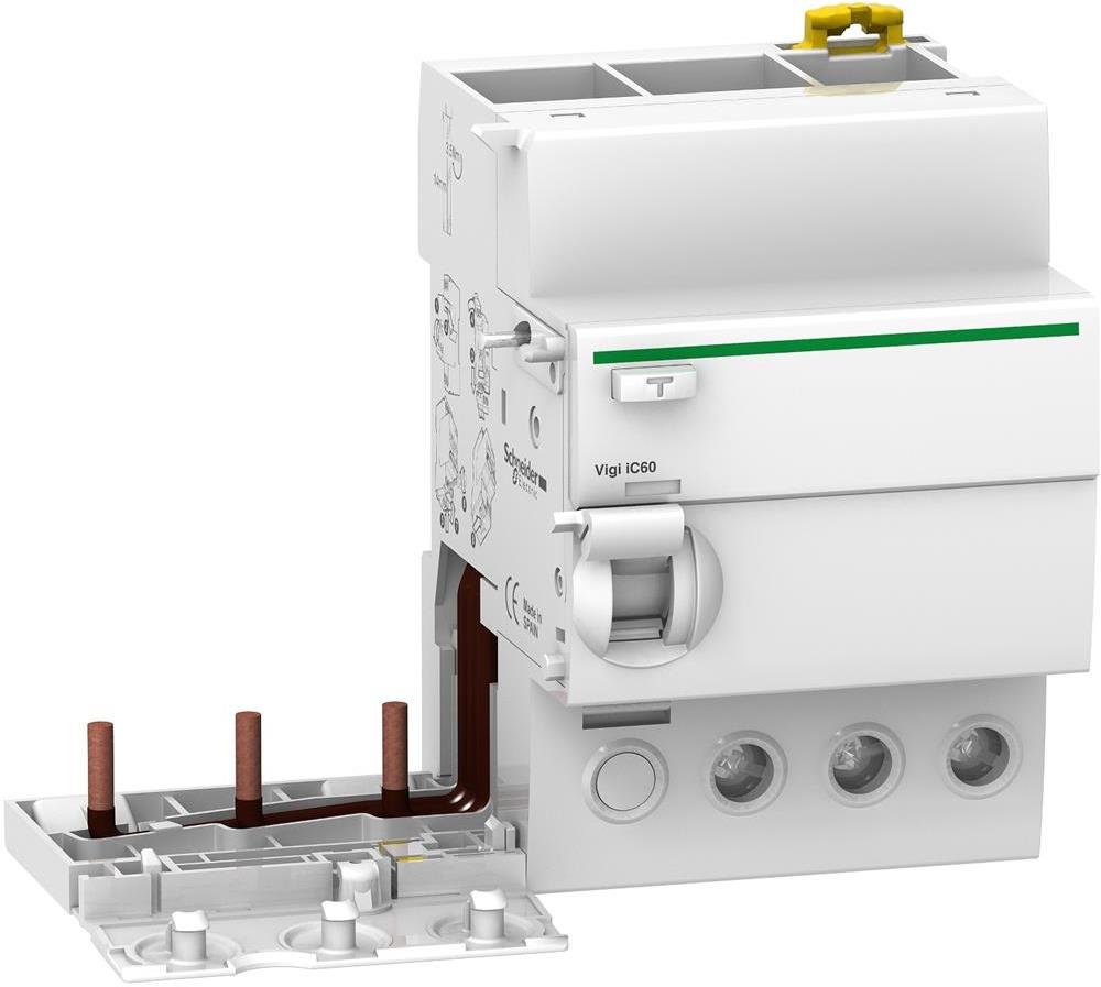 ДТЗ модул Acti 9 Vigi iC60 3P 40A 300mA тип AC 6kA 3.5 мод. SE, SCHNEIDER ELECTRIC НИСКО НАПРЕЖЕНИЕ, A9V44340