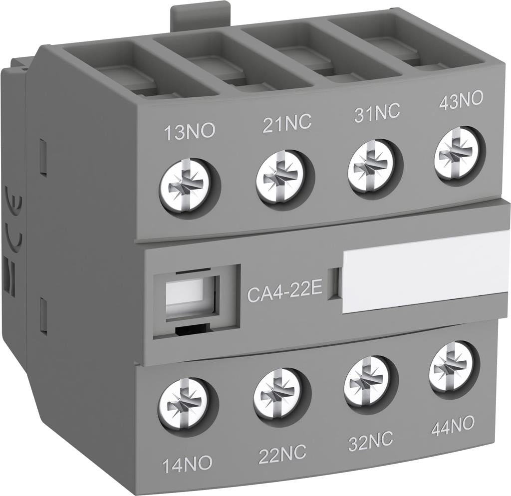 Помощен контакт с 4NC /CA4-04E/ за контактори AF09...96 за челен монтаж ABB, 1SBN010140R1004