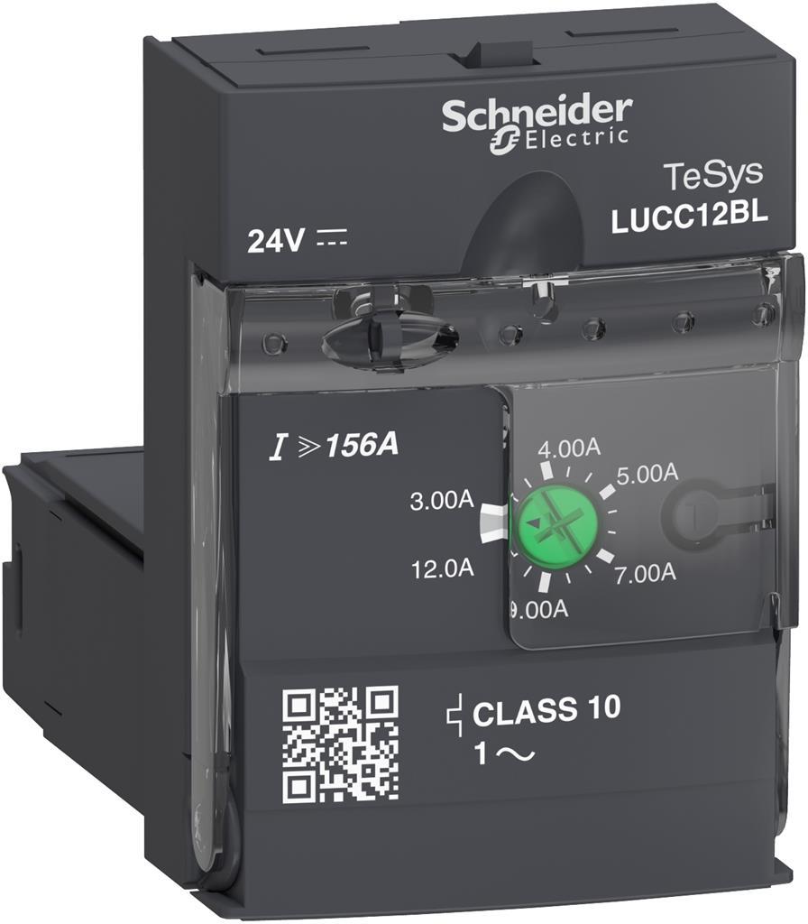 Моторен пускател TeSys U 1P 2.2kW (12A AC-3) с термична защита 3…12A 24V DC SE, SCHNEIDER ELECTRIC НИСКО НАПРЕЖЕНИЕ, LUCC12BL