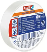 Изолационна лента цвят БЯЛ tesaflex 53988 0.15мм х 19мм, дължина 20м tesa® Professional, TESA, 53988-00066-00