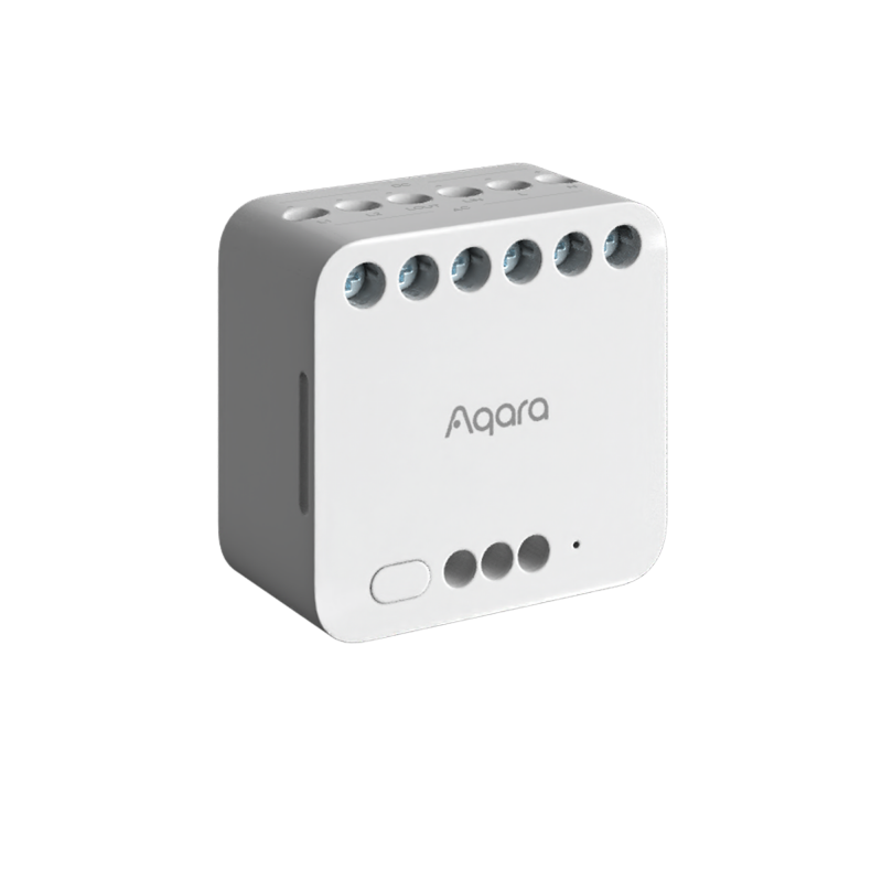 Микромодул Smart реле 2х On/Off или щори 10A изисква неутрала Aqara Module T2 - 8635, AQARA, DCM-K01