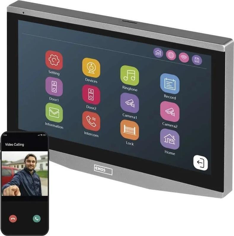 Видео дисплей 7" допълнителен IP-750B Wi-Fi GoSmart EMOS