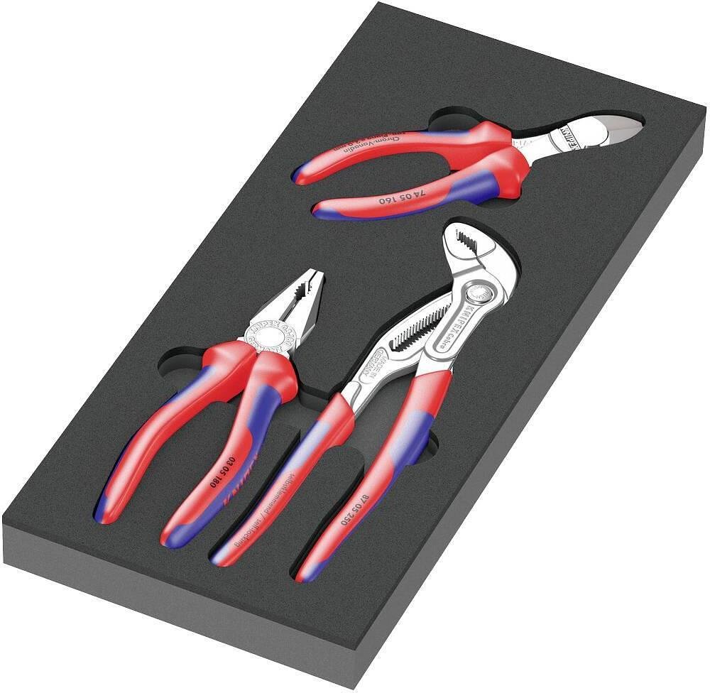 Комплект за шкаф с 3 бр. инструменти 9780 Foam insert KNIPEX set 1 Wera - W150180