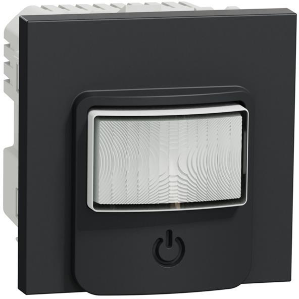 Датчик за движение PIR, 160°, обхват 8m @ h=1.2m, LED ≤ 200W, изисква неутрала, 2 мод. цвят Антрацит Unica SE, SCHNEIDER ELECTRIC, NU352554