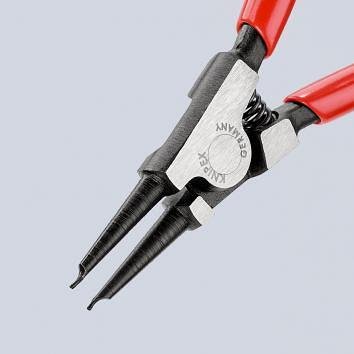 Зегер клещи, Ø3-10мм, червена ръкохватка 140мм, с отваряща пружина, Knipex - K4611A0