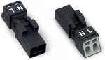 Щекер 2P 1,50 mm2 черен WINSTA® MINI Wago, WAGO, 890-212