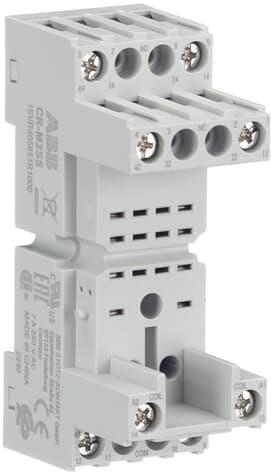Основа CR-M2SS стандартна с цокъл за интерфейсно реле CR-M ABB, 1SVR405651R1000