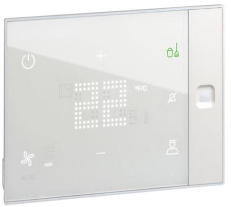 Термостат UXone 230V с DND/MUR за скрит монтаж, персонализация, BUS, LEGRAND, 48980