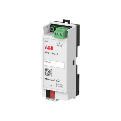 Системен интерфейс Modbus RTU гейтуей MG/S11.100.1.1 2DIN KNX ABB, 2CDG120089R0011
