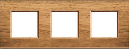Рамка 2х3 мод. правоъгълна Walnut LL Bticino, BTICINO, LNA4802M3LNC
