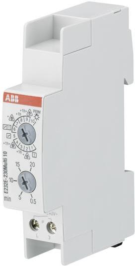 Стълбищен автомат E232E-230-MULTI10, 10x 0.5m-20m, 1c/o 16A, 230Vac 1 модул ABB, 2CDE110013R0511