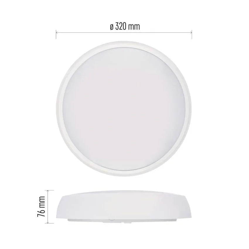 Плафон LED DN320 20W CCT 2000lm 120° 50000h IP65 FLERI EMOS, ZM3012