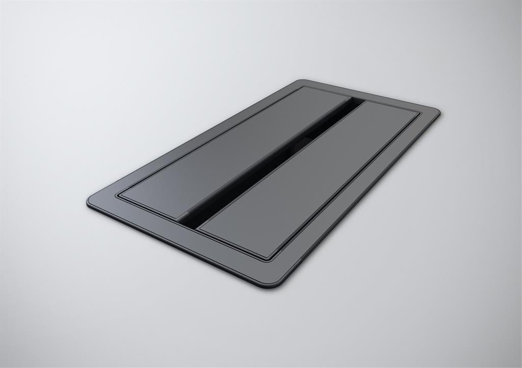 Модул WingsPremium 3M с 3х Шуко, 1x USB C, RJ45 Cat.6, HDMI, USB A и кабелен изход, цвят Черен, Digitel, DIGITEL, DT14262