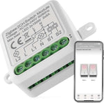Микромодул Smart реле 2х On/Off 5A изисква неутрала IP-2102SZ ZigBee GoSmart EMOS