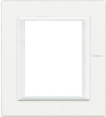 Рамка 3+3 мод. (на два реда) правоъгълна White monochrom Axolute Bticino, BTICINO, HA4826HD