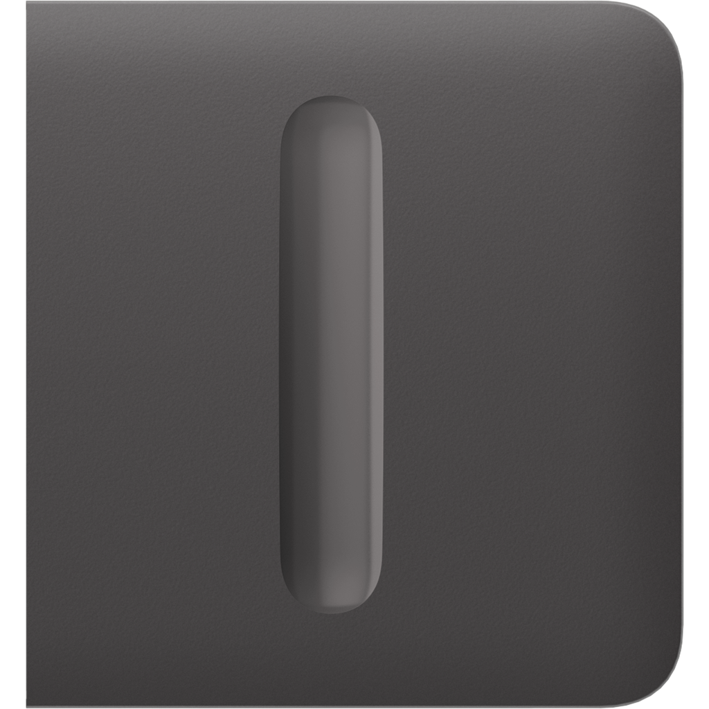 Лицев панел за Smart димер страничен, сив, SideButton Ajax, AJAX, 98581.254.GR1