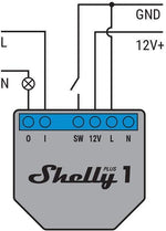 Микромодул Smart реле 1х On/Off 16A изисква неутрала Shelly Plus 1 - 265000