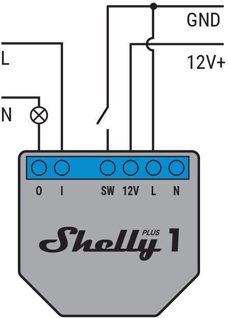 Микромодул Smart реле 1х On/Off 16A изисква неутрала Shelly Plus 1 - 265000