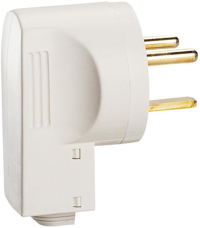 Щепсел френски стандарт 2P+N 32A цвят Бял Plexo Legrand, LEGRAND, 55802