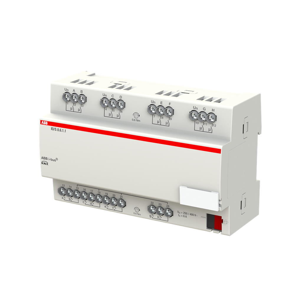 Актуатор входове и изходи IO/S8.6.1.1 8х 230Vac 6A 8DIN KNX ABB, 2CDG110169R0011